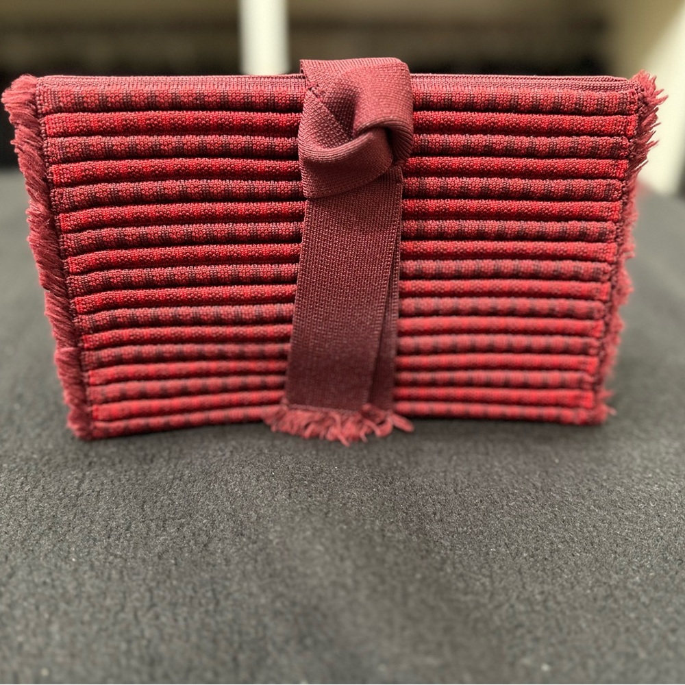 Rothy's Red Clutch Wristlet